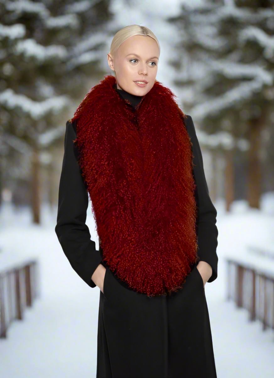 Linda Richards Mongolian Wool Infinity Scarf