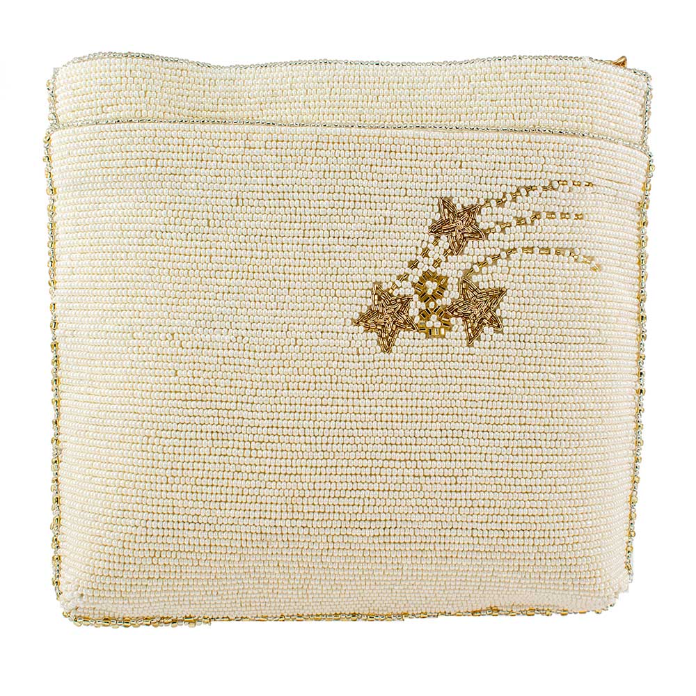 Beaded Toast of the Town Handbag – Champagne Glass Crossbody Bag