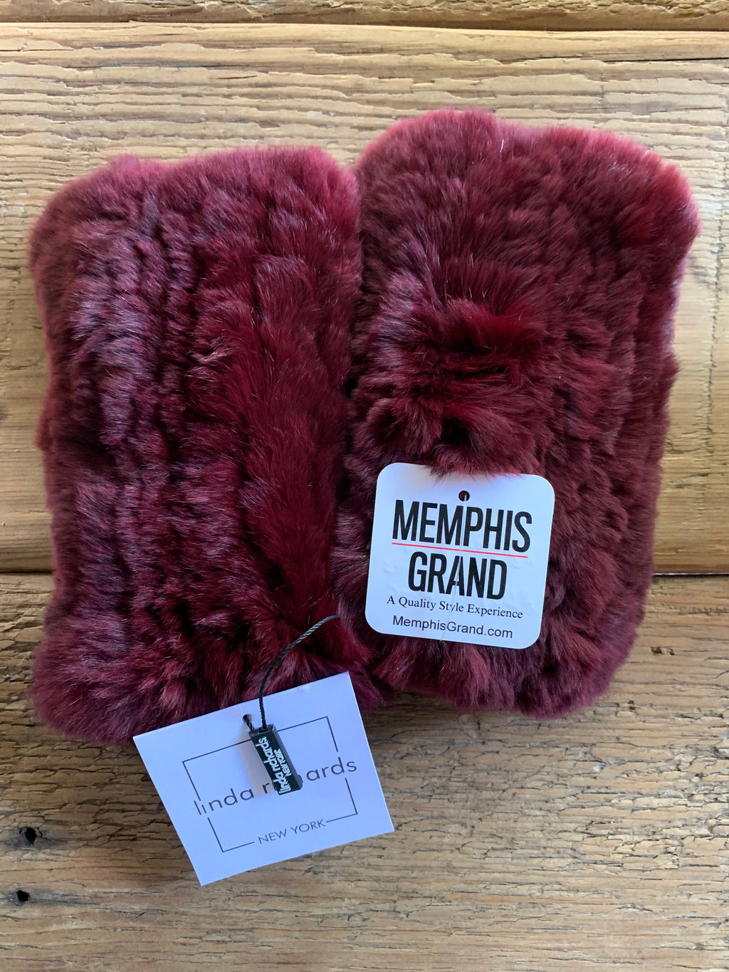 Linda Richards Rex Rabbit Fur Hand Warmers