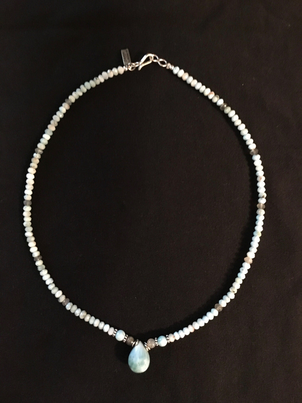 Larimar Briolette Necklace