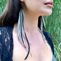 Feather & Leather Pirate Earrings – SALE!