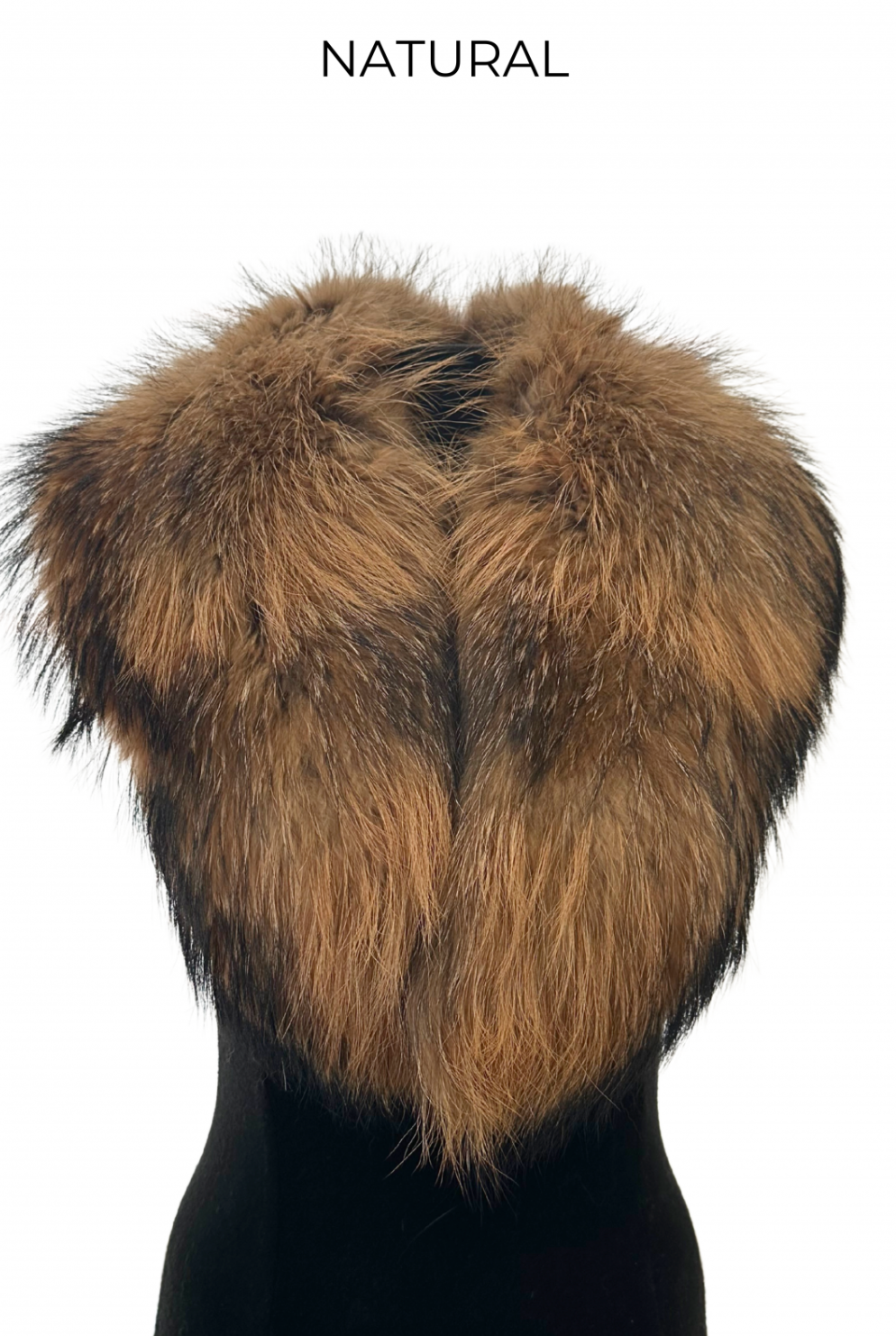 Linda Richards Genuine Fur Clip-On Collar