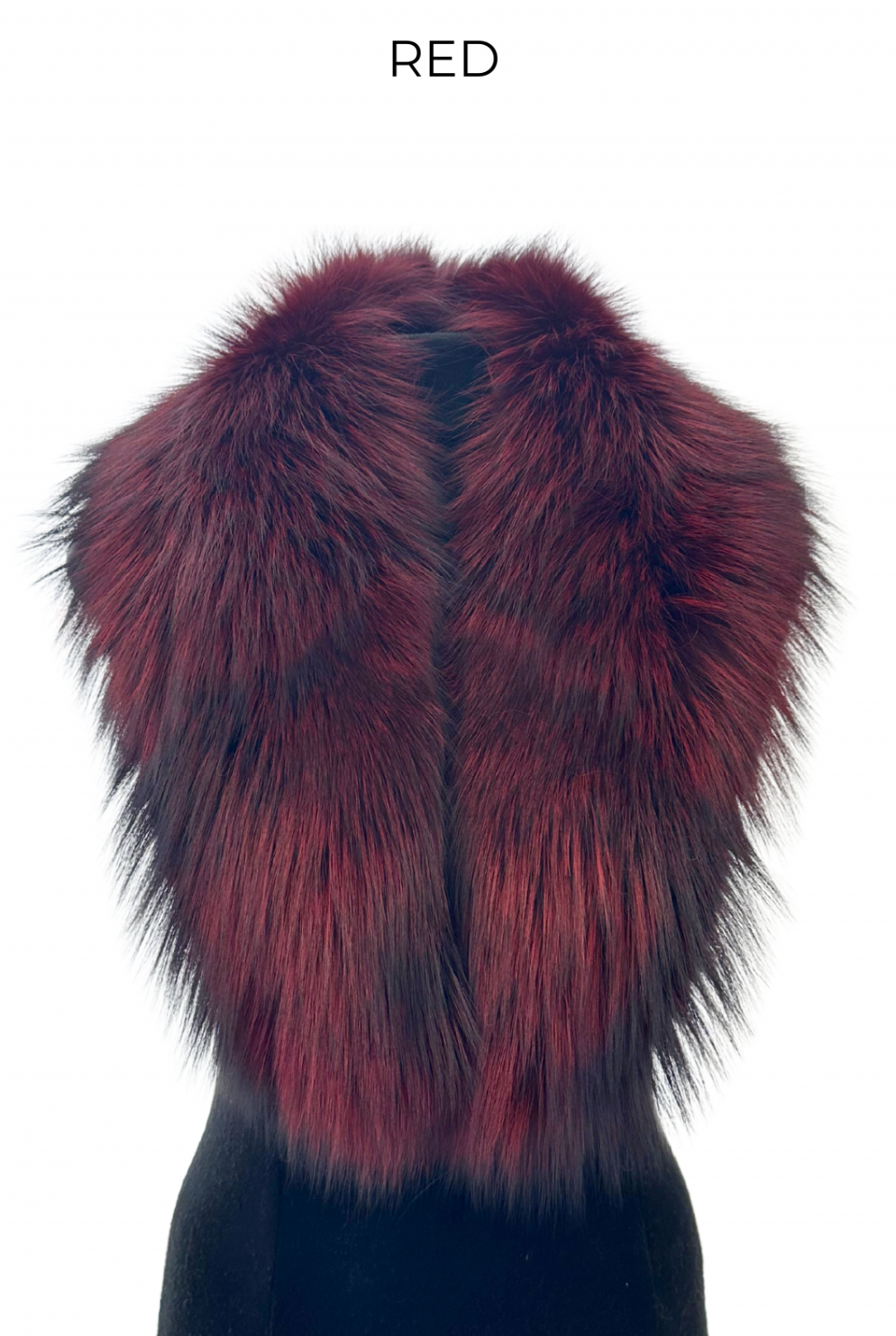 Linda Richards Genuine Fur Clip-On Collar