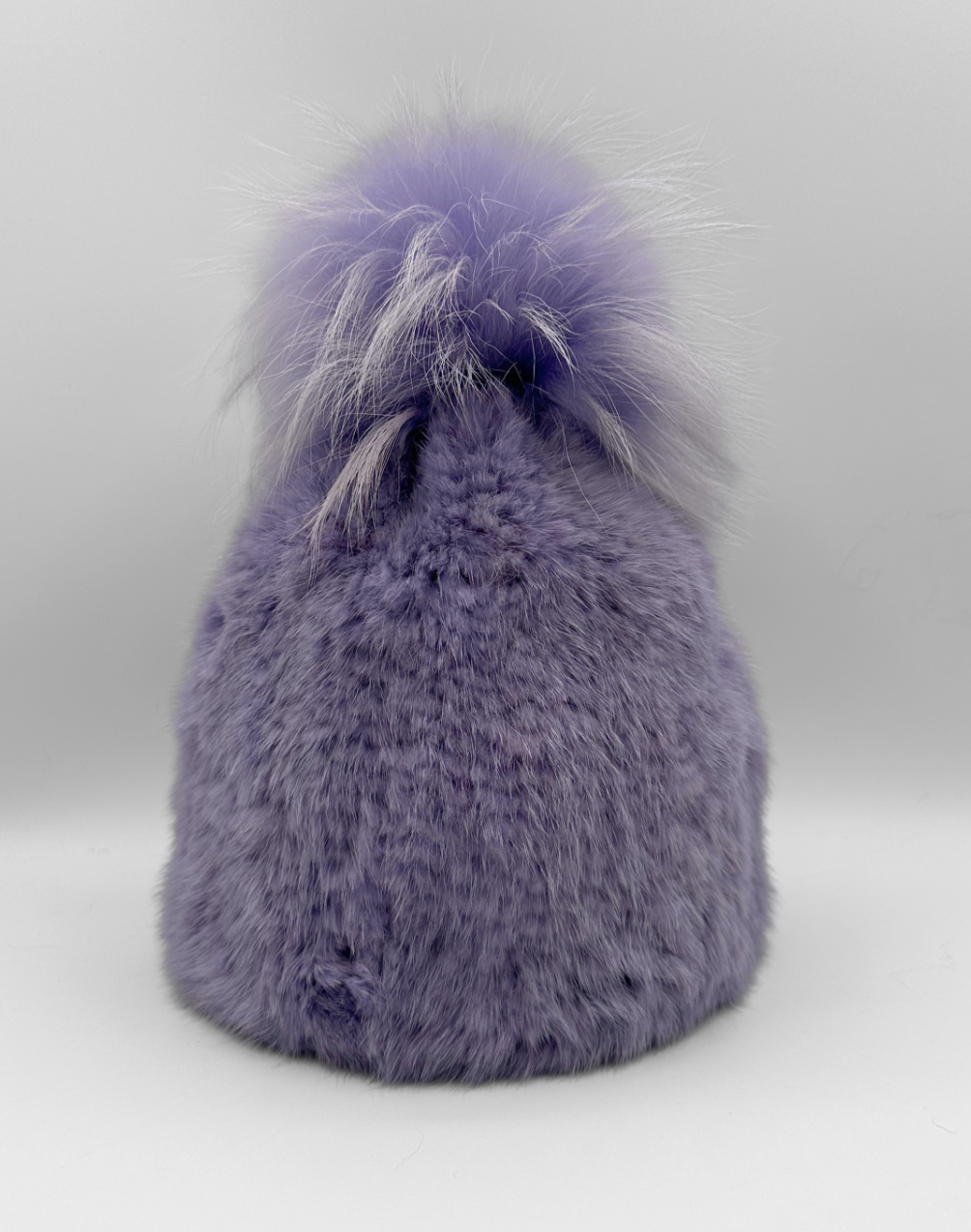 Linda Richards Mink Fur Hat with Fur Pom