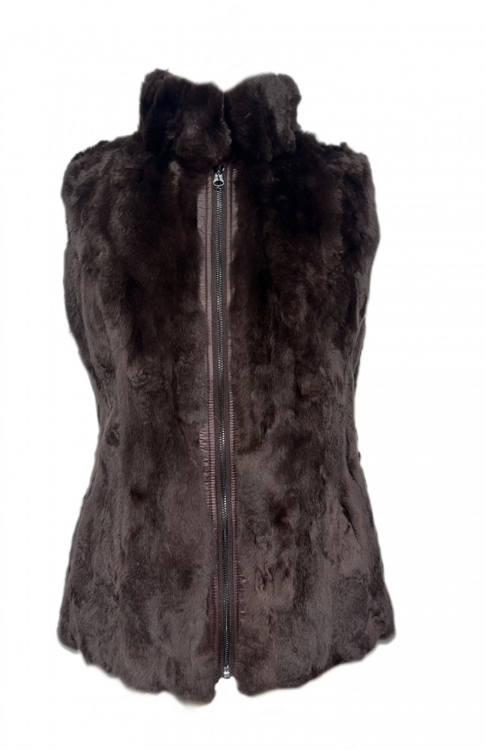 Linda Richards Reversible Rex Rabbit Fur Vest