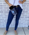 Linda Richards Rex Rabbit Fur Crossbody Bag
