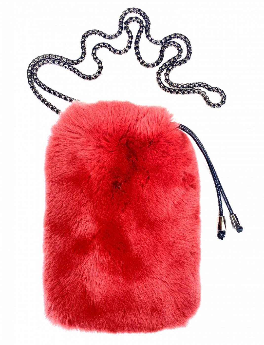 Linda Richards Rex Rabbit Fur Crossbody Bag
