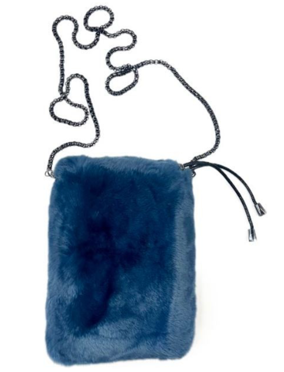 Linda Richards Rex Rabbit Fur Crossbody Bag