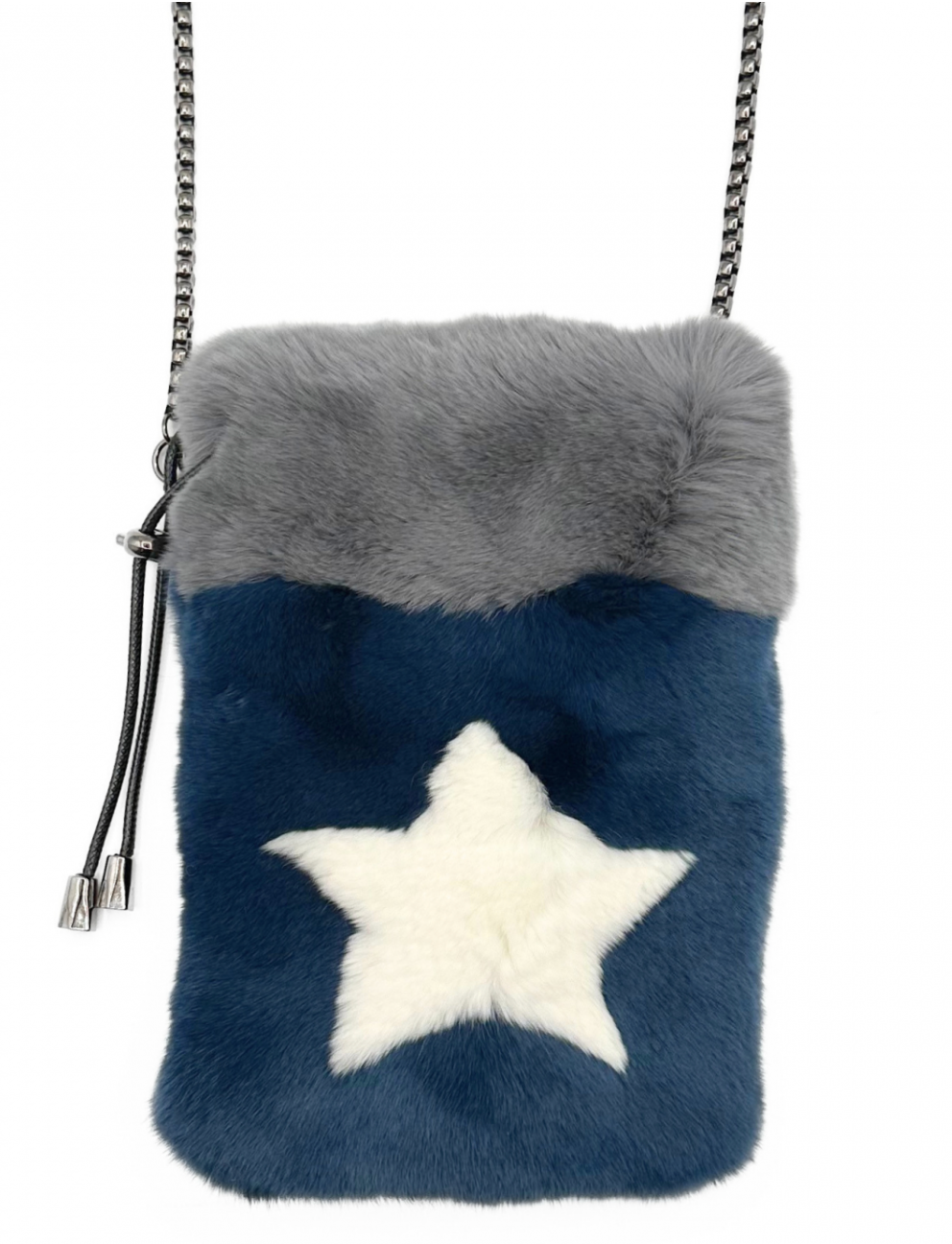 Linda Richards Rex Rabbit Fur Crossbody Bag