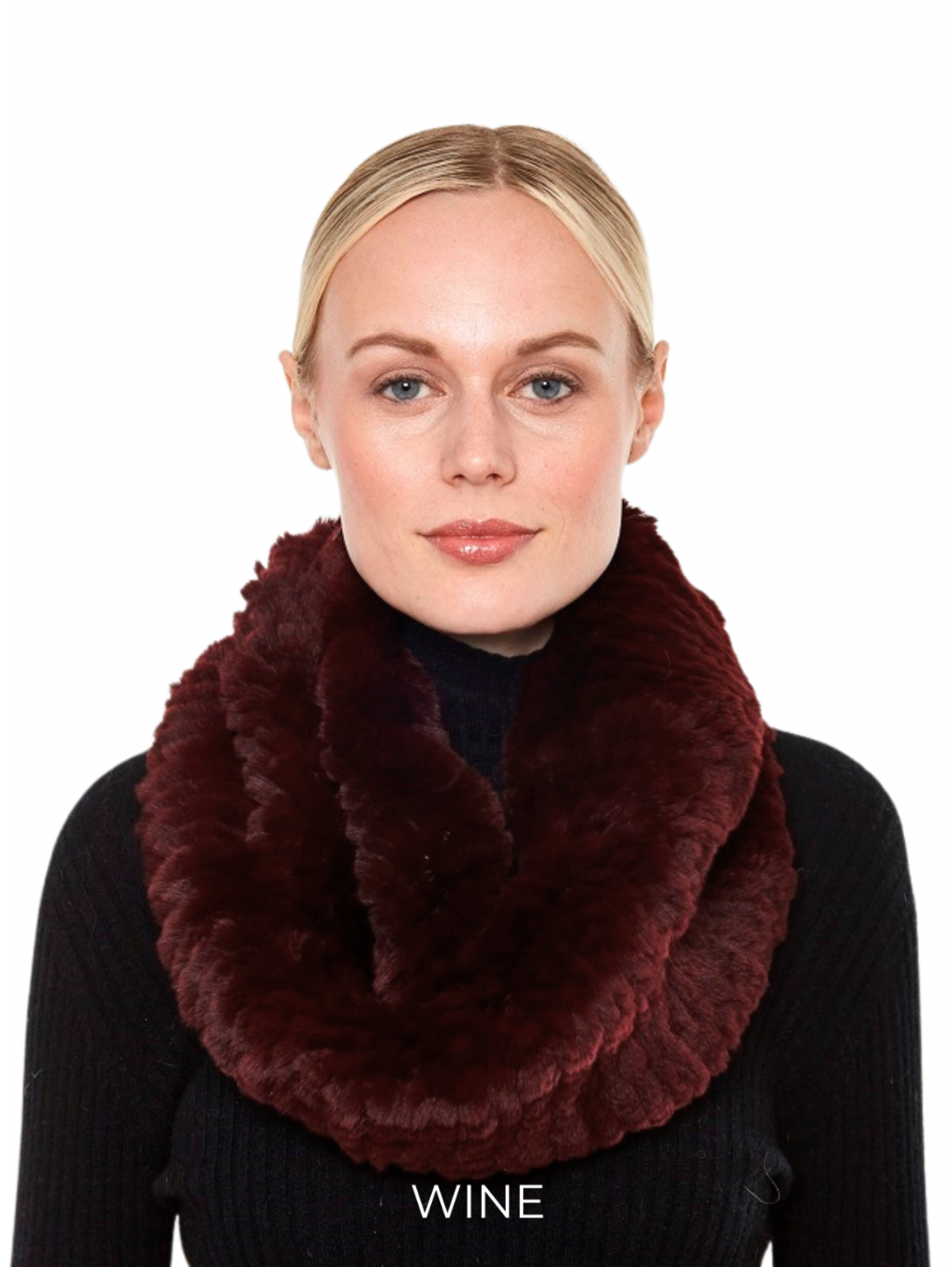 Linda Richards Stretchable Rex Rabbit Fur Scarf