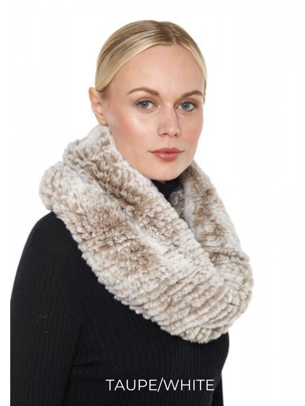Linda Richards Stretchable Rex Rabbit Fur Scarf