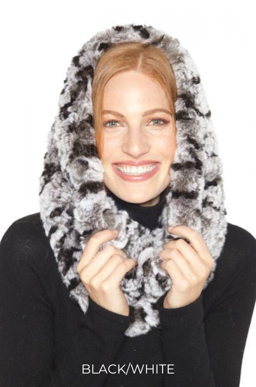 Linda Richards Stretchable Rex Rabbit Fur Scarf