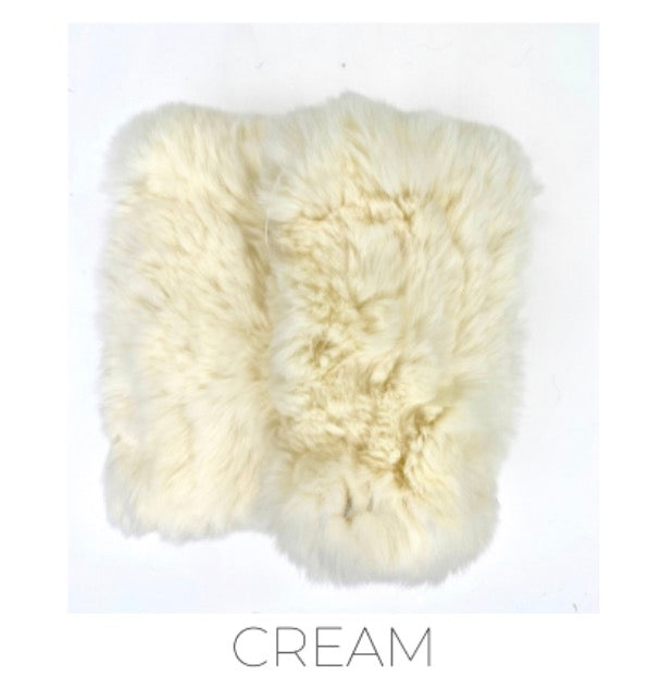 Linda Richards Rex Rabbit Fur Hand Warmers