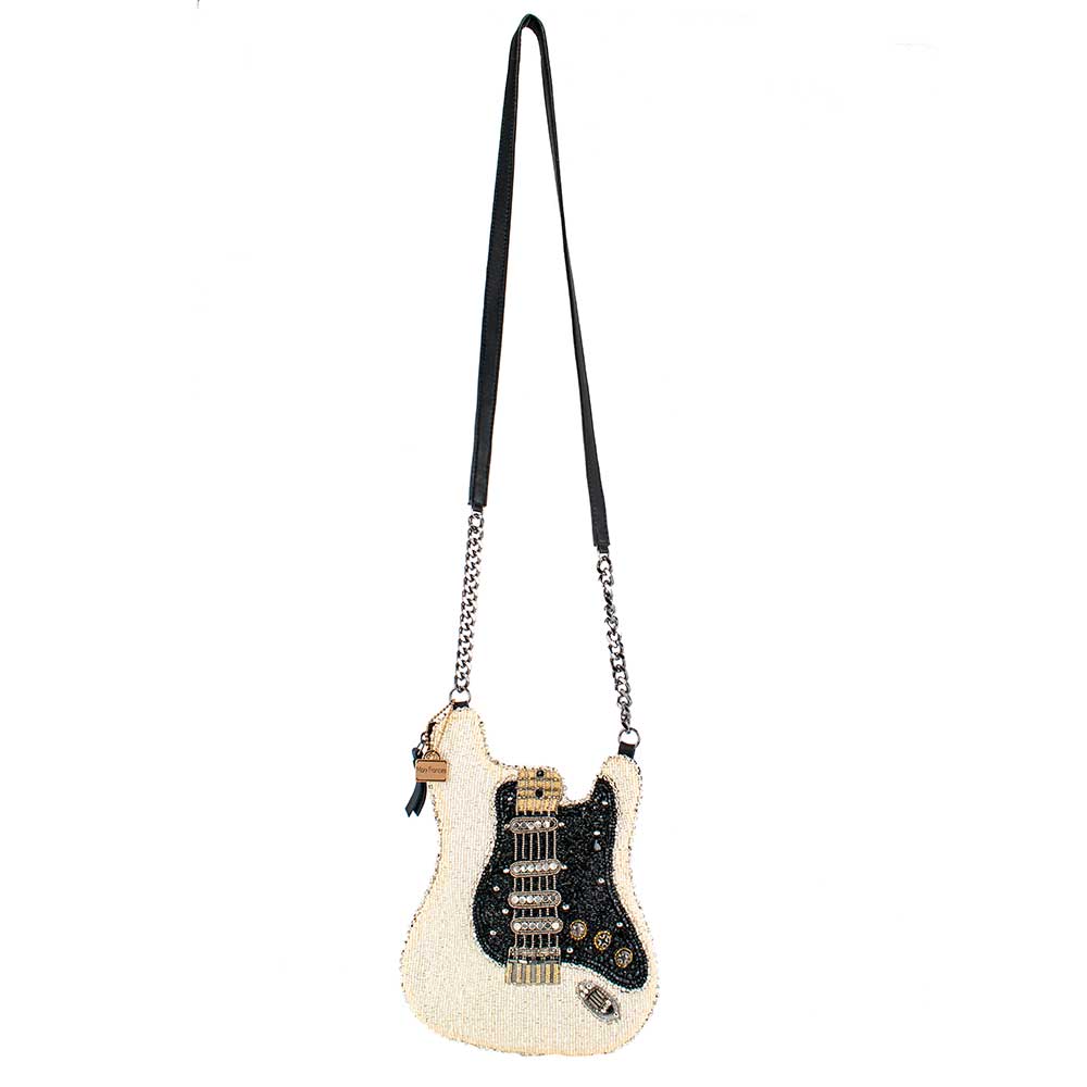 Hand-Beaded Fender Guitar Handbag – Electric Guitar Crossbody Bag