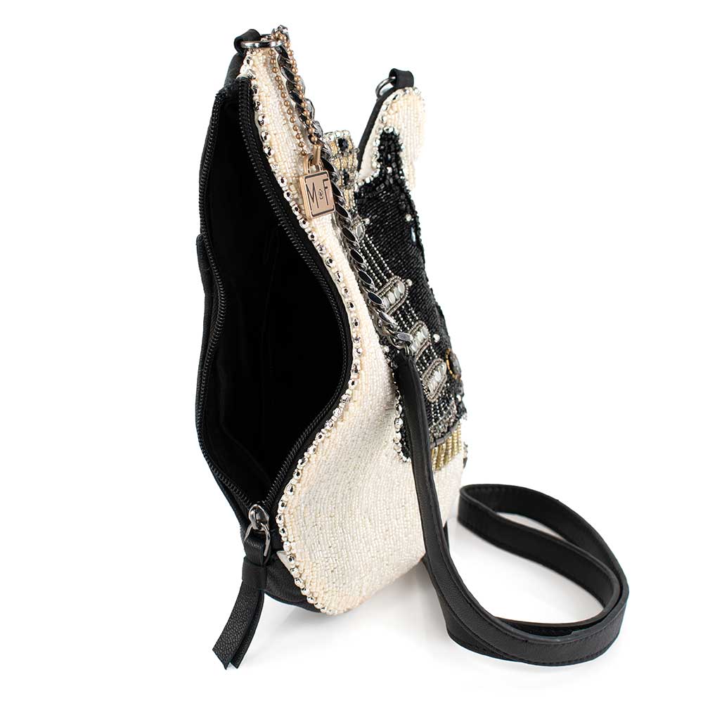 Hand-Beaded Fender Guitar Handbag – Electric Guitar Crossbody Bag