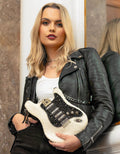 Hand-Beaded Fender Guitar Handbag – Electric Guitar Crossbody Bag