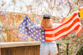 American Flag Scarf