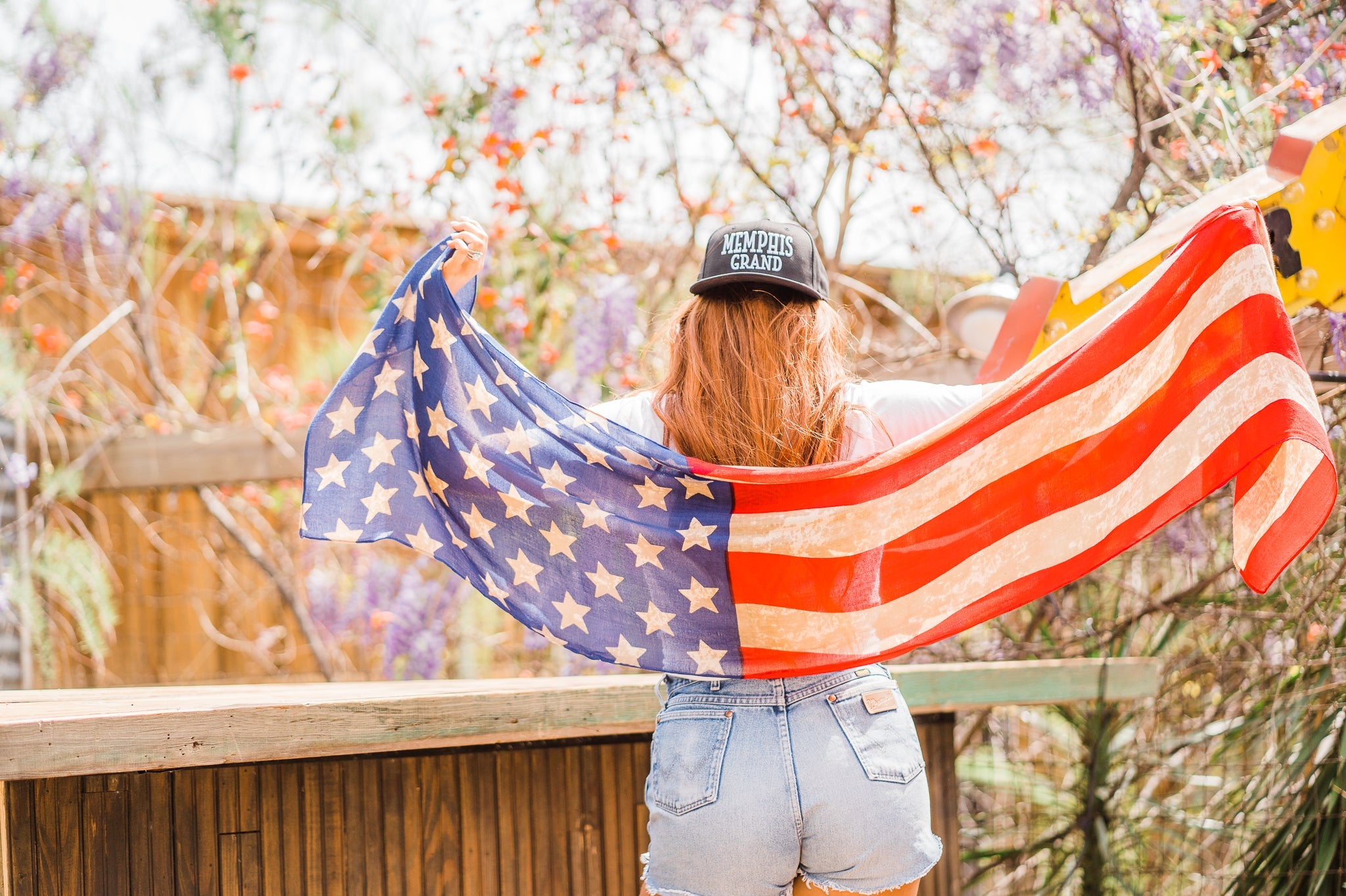 American Flag Scarf