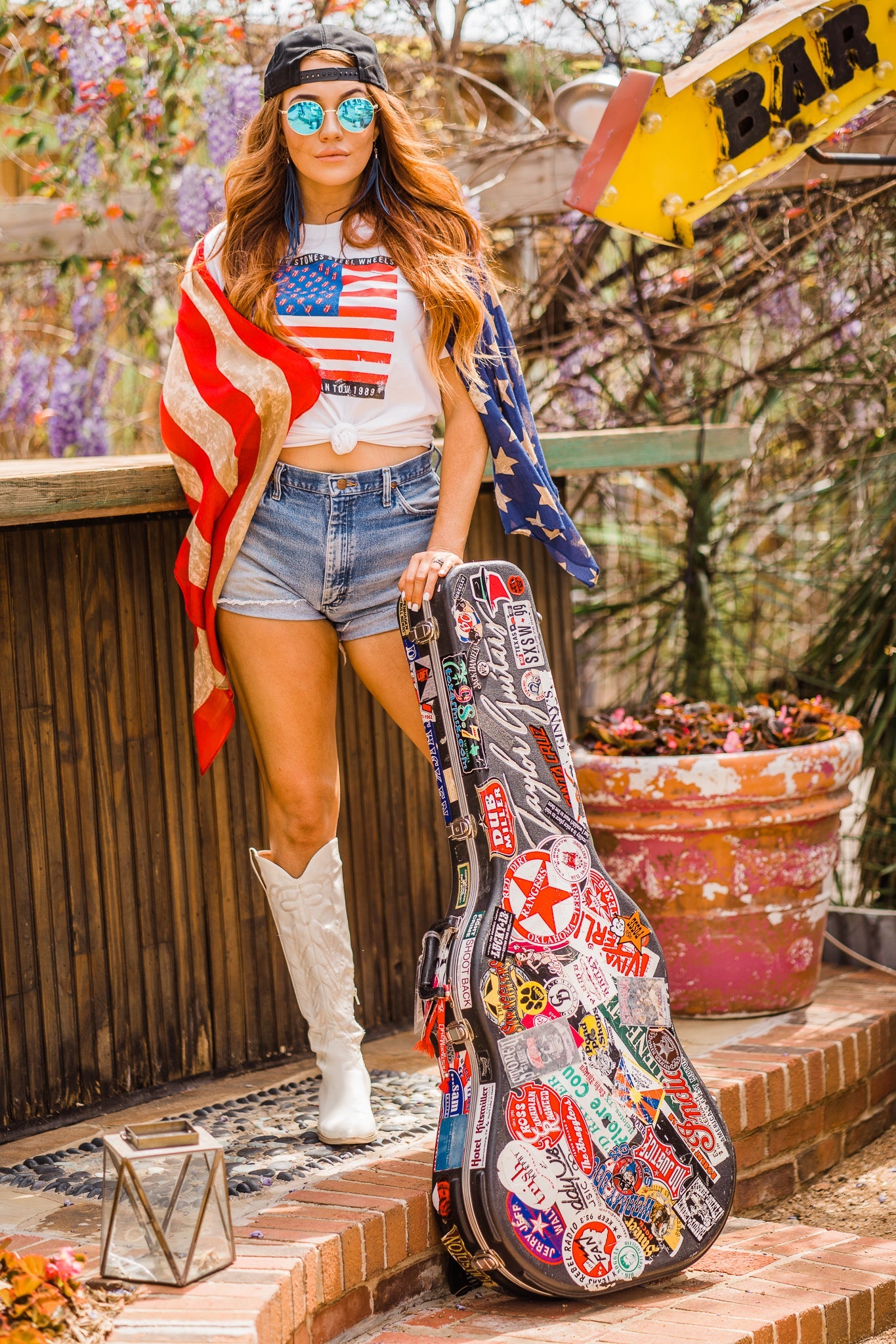 American Flag Scarf