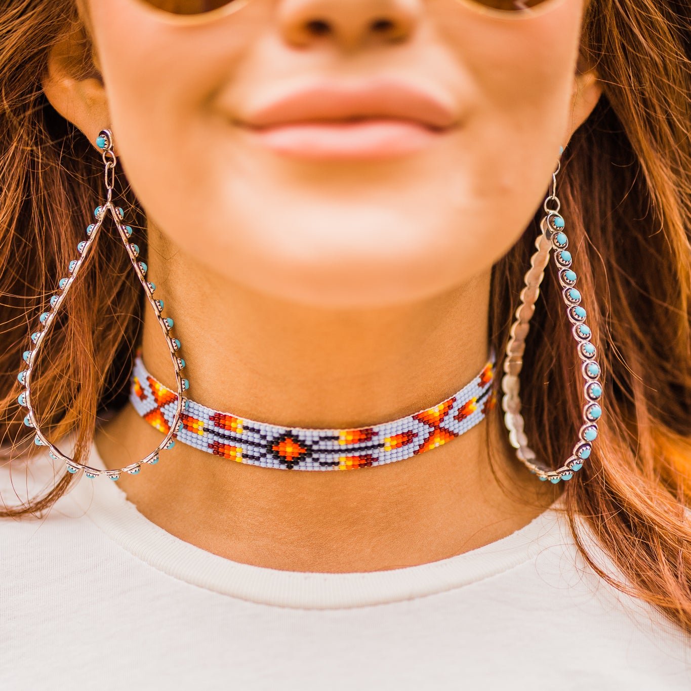 Handcrafted Beaded Choker – 5/8" Width – SALE!