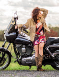 Cigar Smokin' Cowgirl Shirt Dress