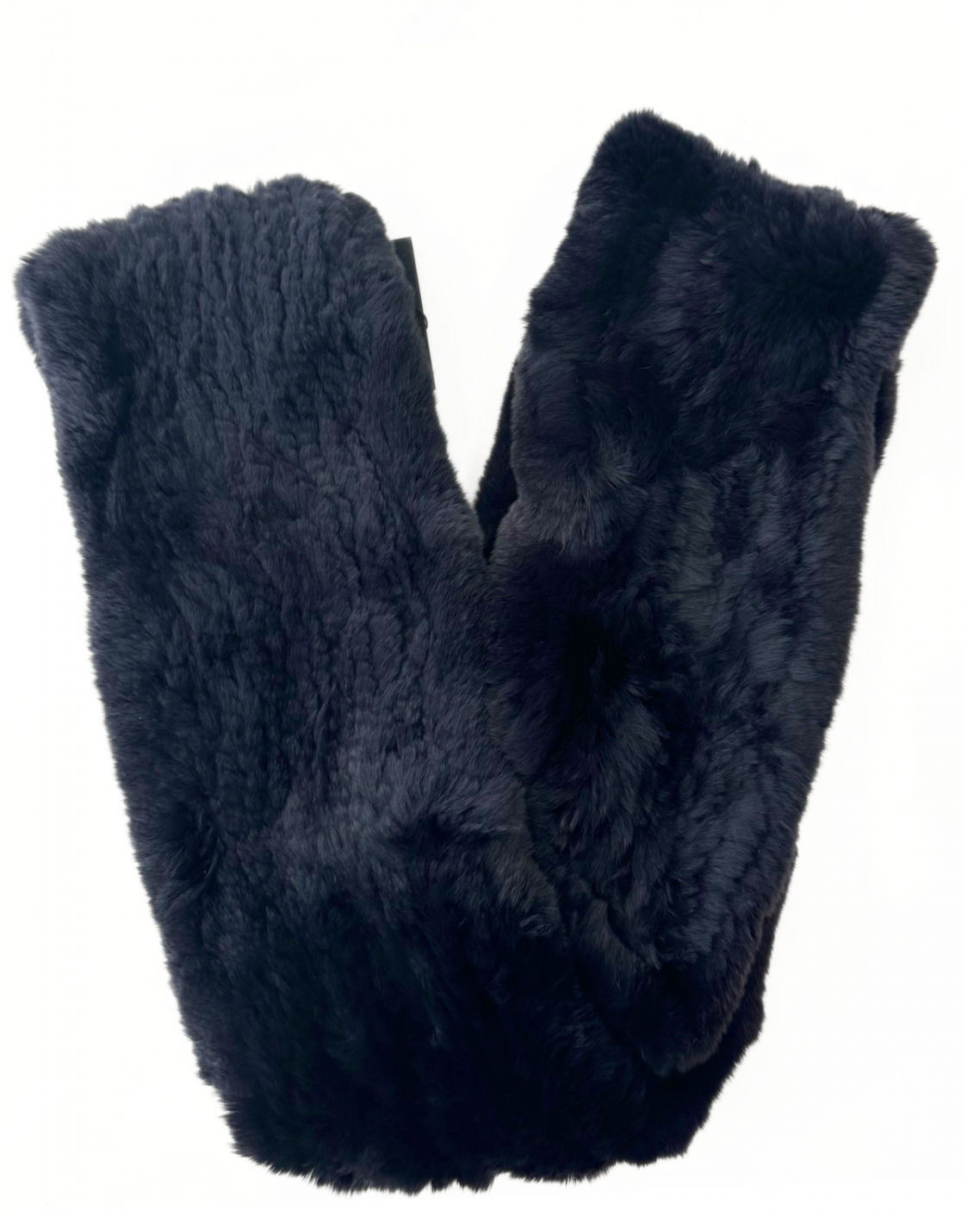 Linda Richards Stretchable Rex Rabbit Fur Infinity Scarf
