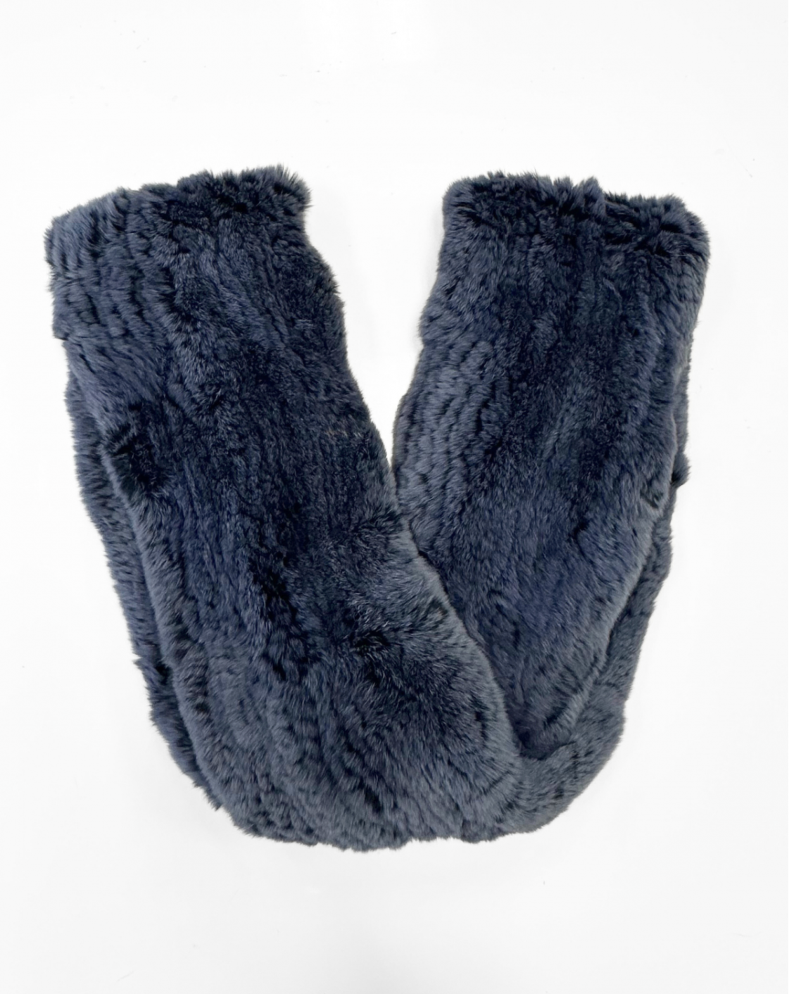 Linda Richards Stretchable Rex Rabbit Fur Infinity Scarf